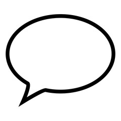 chat message icon, Social media message.