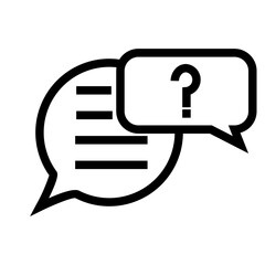 chat message icon, Social media message.