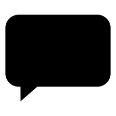 Naklejka premium chat message icon, Social media message.