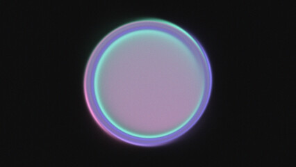 glowing sphere on black backgroud noise texture, grainy, gradient, light, holographic blurred