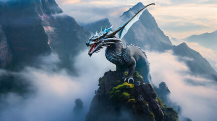 A Dragon in the mountains