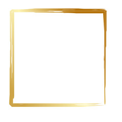 Golden frame, golden border, certificate corner 
