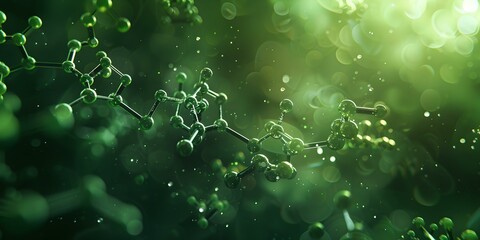 The Evolution of Green Chemistry Processes in Sustainable Solid Product Manufacturing. Concept Green Chemistry, Sustainability, Solid Product Manufacturing, Evolution, Processes - obrazy, fototapety, plakaty