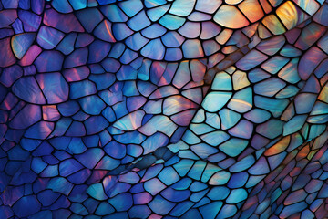 Microscopic view of Butterfly Wing: An Iridescent, Stained Glass Inspired Natural Marvel