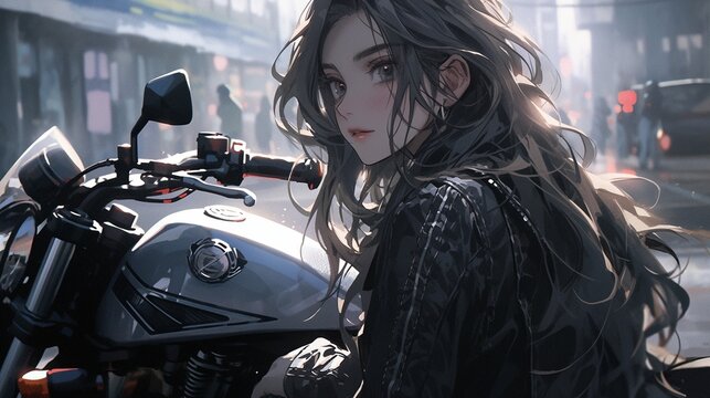 少女とバイク10