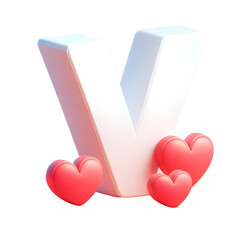 3D Letter V