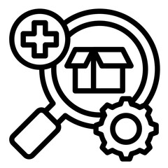 Obraz premium Product Research Icon