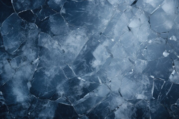 Broken glass. Texture of broken ice. Abstract background for design. - obrazy, fototapety, plakaty