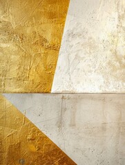 Close-Up of Gold and White Wall. Printable Wall Art.