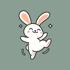 Cute Dancing Rabbit