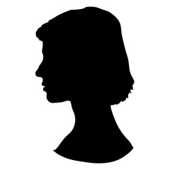 Woman Head Silhouette