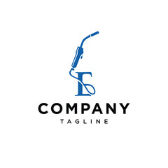Letter E welding logo icon vector template eps