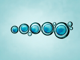 Cells division process, Cell divides into two cells