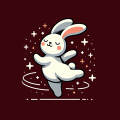 Cute Dancing Rabbit