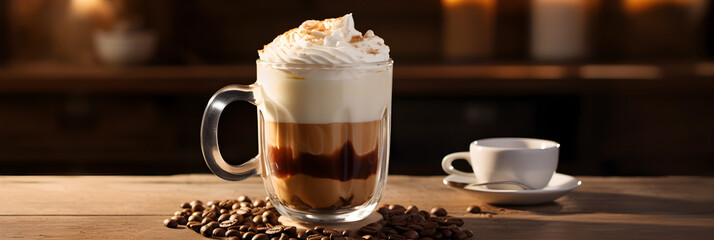 Invigorating Blend of Amaretto Coffee Indulgence - The Perfect Fusion of Intense Espresso and Luscious Cream