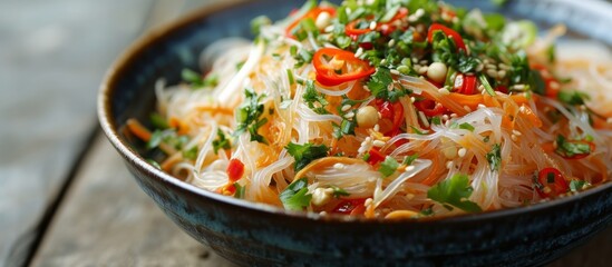 Fresh and Colorful Bowl of Nutritious Vegetables and Grains. Healthy Eating Concept with a Variety of Ingredients
