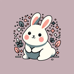 Cute little Bunny -  Happy Easter