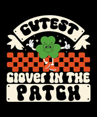 Retro St Patrick's Day PNG Sublimation Bundle | Irish Shirt Design | Cut File for Cricut | Irish Gift for Her | Shamrocks | Lucky | Ireland