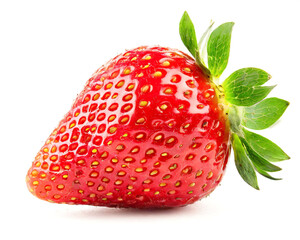 Strawberry isolated on white background.