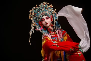 Fototapeten Peking Chinese Peking Opera female characters  © 亮亮 徐