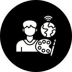 Digital nomad Icon