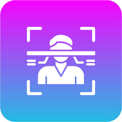 Face scanner Icon