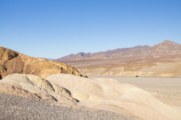 Fototapeta na wymiar View from Zabriskie Point in Death Valley National Park, California
