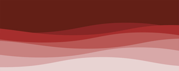 Red wave background wallpaper vector image. Illustration of graphic wave design for backdrop or presentation