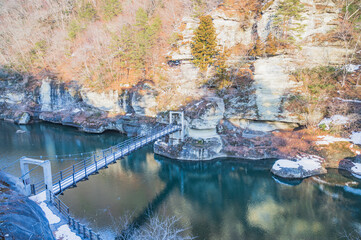 福島　塔のへつり（下郷町）