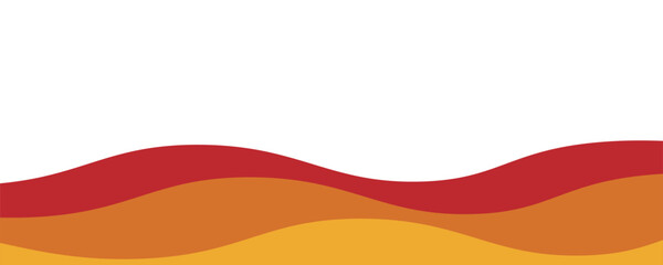 Fototapeta premium Red wave background wallpaper vector image. Illustration of graphic wave design for backdrop or presentation