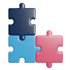 Obraz premium Puzzle Strategy Solution