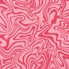 abstract wave lines pink background