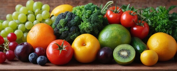 Fresh multi fruits and vegetables