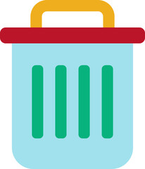 Illustration of a dustbin.