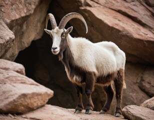 Male mountain goat