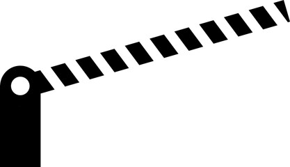 Vector illustration of traffic barrier.