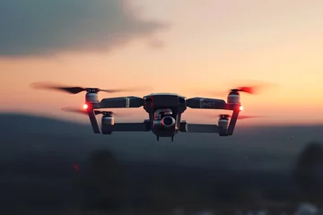 Fototapeten drone in mid-air © Sagar