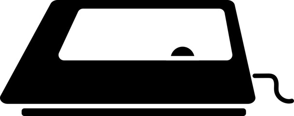 Iron sign or symbol in flat style.