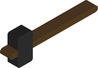 Vector illustration of hammer icon.
