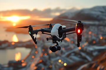 drone in mid-flight