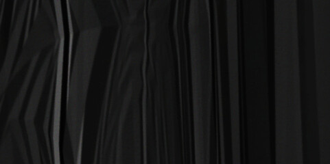 Obraz premium Black crumpled paper background texture pattern overlay. wrinkled high resolution arts craft and Seamless white crumpled paper. 