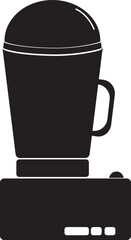 Kitchen blender icon or symbol in flat style.