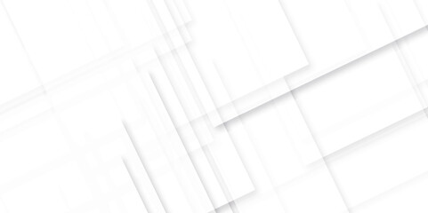 Abstract background with lines, Gray color technology concept geometric line vector background. Modern Abstract white background with layers of textured white transparent material in triangle design.