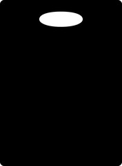 Illustration of chopping board icon.