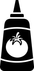 Illustration of ketchup icon.