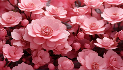 Beautiful of Pink flowers background
