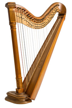 recommend clip art: Classical harp orchestra music instrument