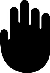 Obraz premium Vector illustration of hand icon or symbol.