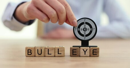 Bull eye and achieve your goals with precision and focus - Powered by Adobe