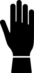 Illustration of gloves icon. - obrazy, fototapety, plakaty